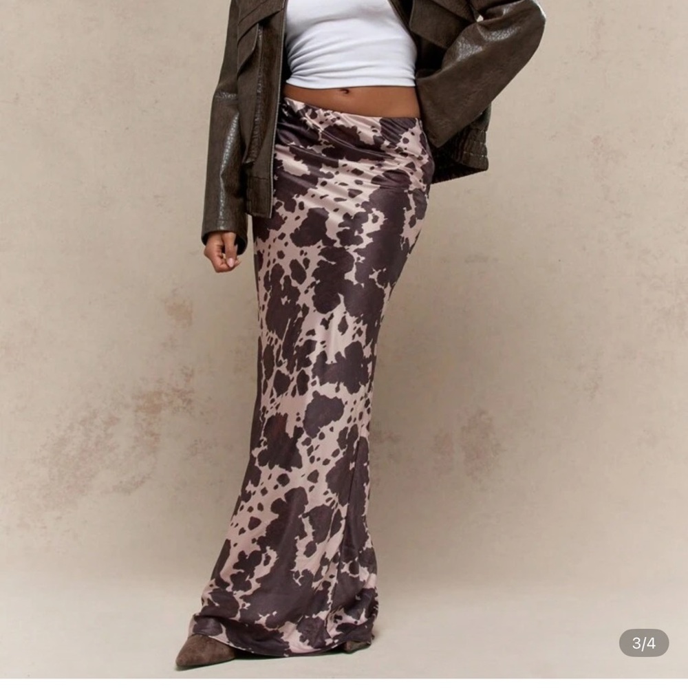 Misguided cow Patterned Skirt